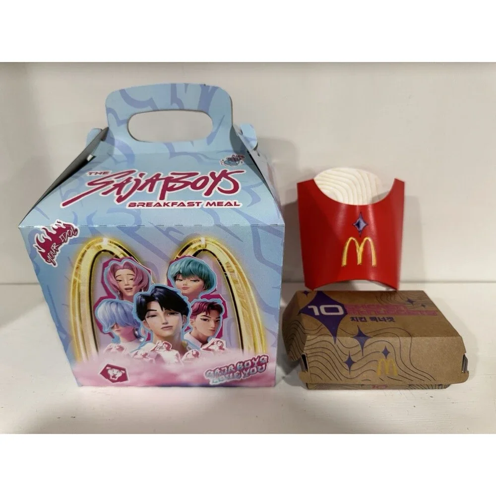 McDonalds K-Pop Demon Hunters Saja Boys Meal Box Set 2026 Limited Edition
